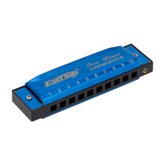 East Top Set of 5 Blues Harmonica's with Case