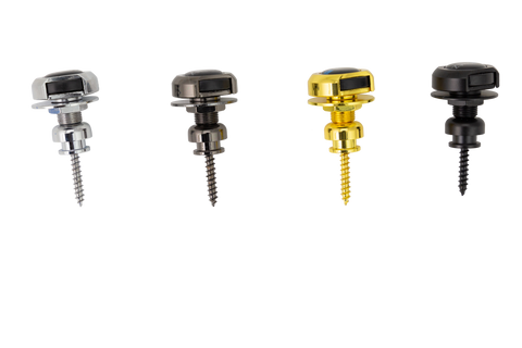FRETZ Deluxe Strap Locks (Satin Chrome)