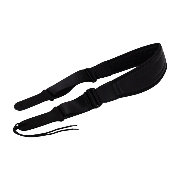 Fretz FGST-QA12-BLK 31/2" Leather Guitar Strap (Black)