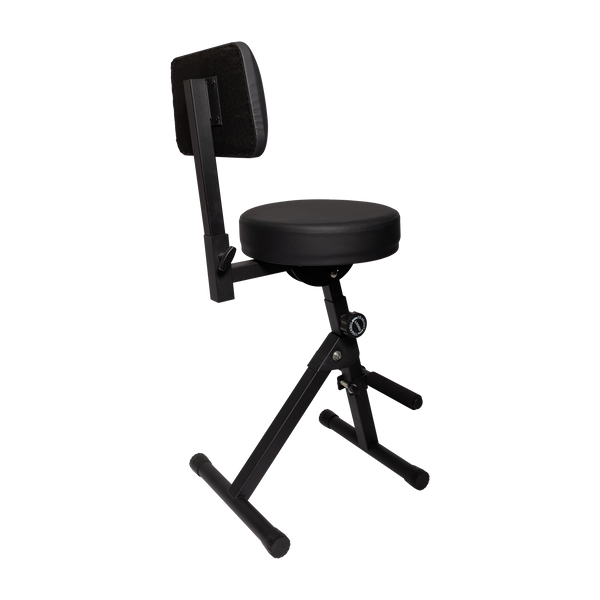 Fretz KGB-21-BLK Height Adjustable Guitarist Stool
