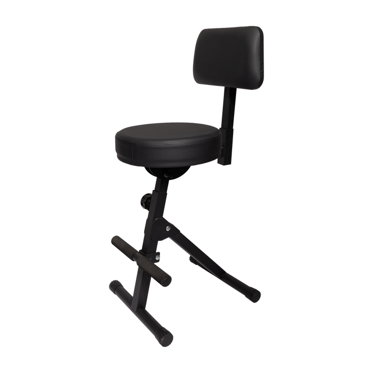 Fretz KGB-21-BLK Height Adjustable Guitarist Stool
