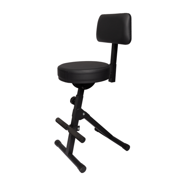 Fretz KGB-21-BLK Height Adjustable Guitarist Stool