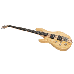 J&D Luthiers 4-String Contemporary Neck Through Active Electric Bass Guitar Left Handed
