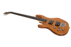 J&D Luthiers 4-String T-Style Active Electric Bass Guitar Left Handed (Natural Satin)