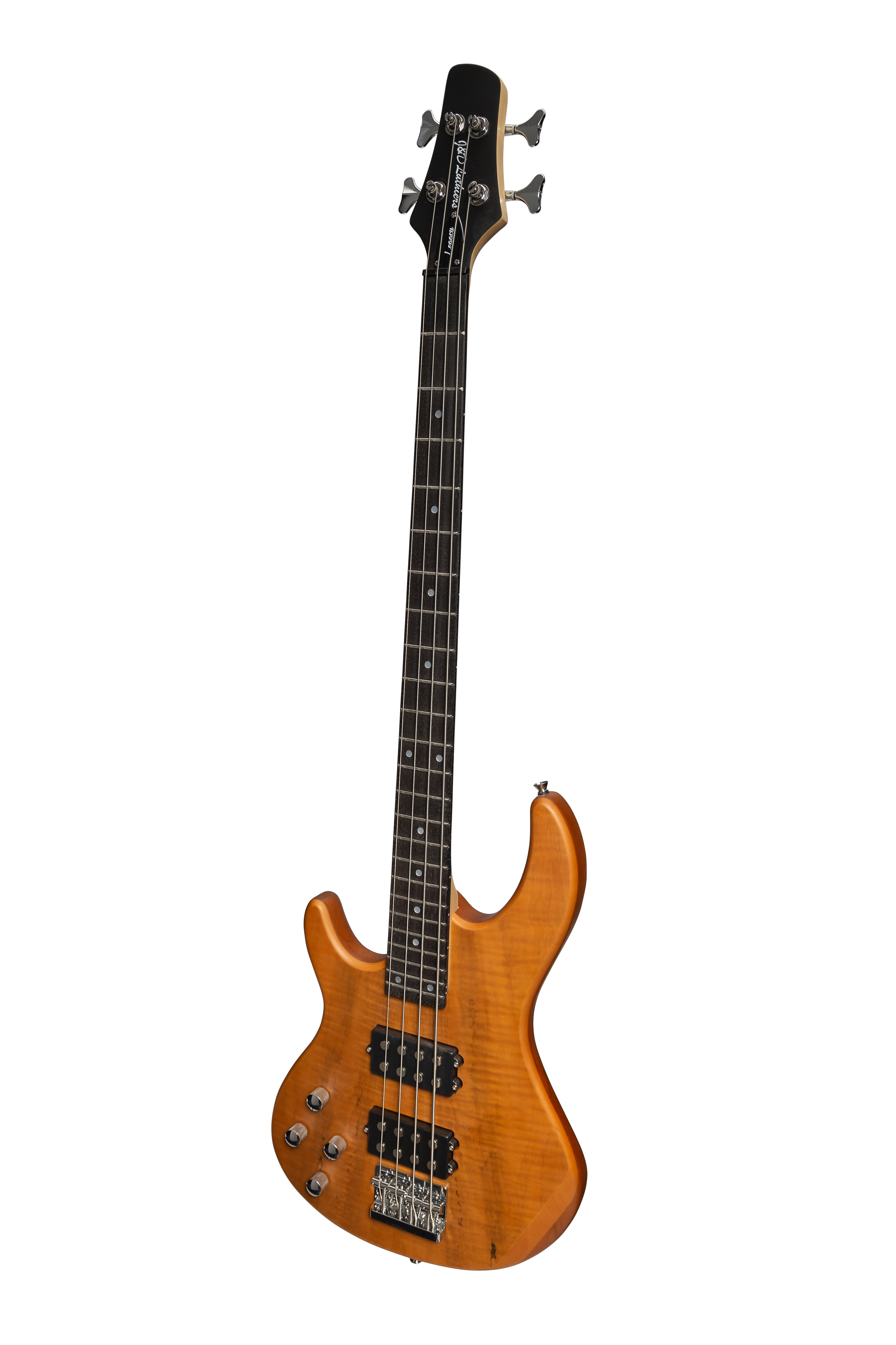 J&D Luthiers 4-String T-Style Active Electric Bass Guitar Left Handed (Natural Satin)