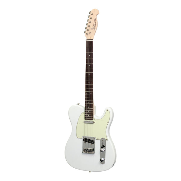 J&D Luthiers TE-Style Electric Guitar (White)-JD-DTL-VWH