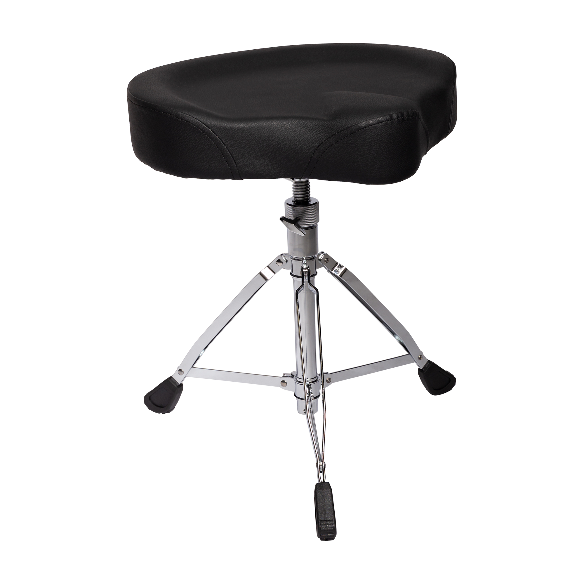 Kahzan Deluxe Motorcycle Shaped Drum Throne (Chrome)