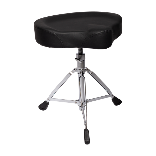 Kahzan Deluxe Motorcycle Shaped Drum Throne (Chrome)
