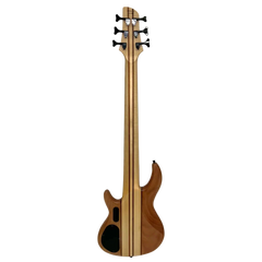 Luthiers 6-String Contemporary Neck Through Active Electric Bass Guitar (Natural Satin)