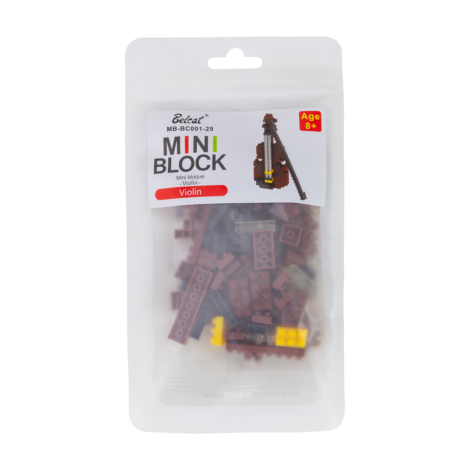 Belcat Mini Block Violin Building Set