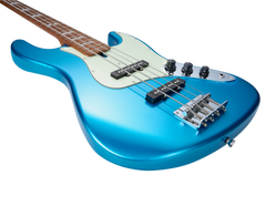 MOOER MBJ410 JZ-STYLE ELECTRIC BASS GUITAR (METAL BLUE)