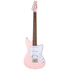 MOOER MLT10 OFFSET LIGHT ELECTRIC GUITAR (CANDY PINK)
