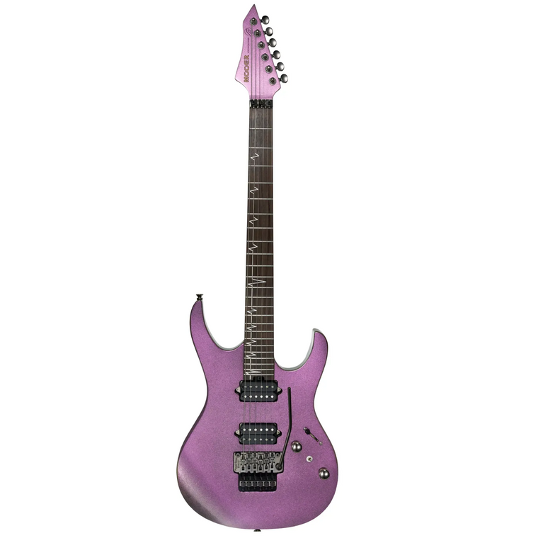 MOOER MMT100 FLOYD ROSE ELECTRIC GUITAR (AURORA PINK)