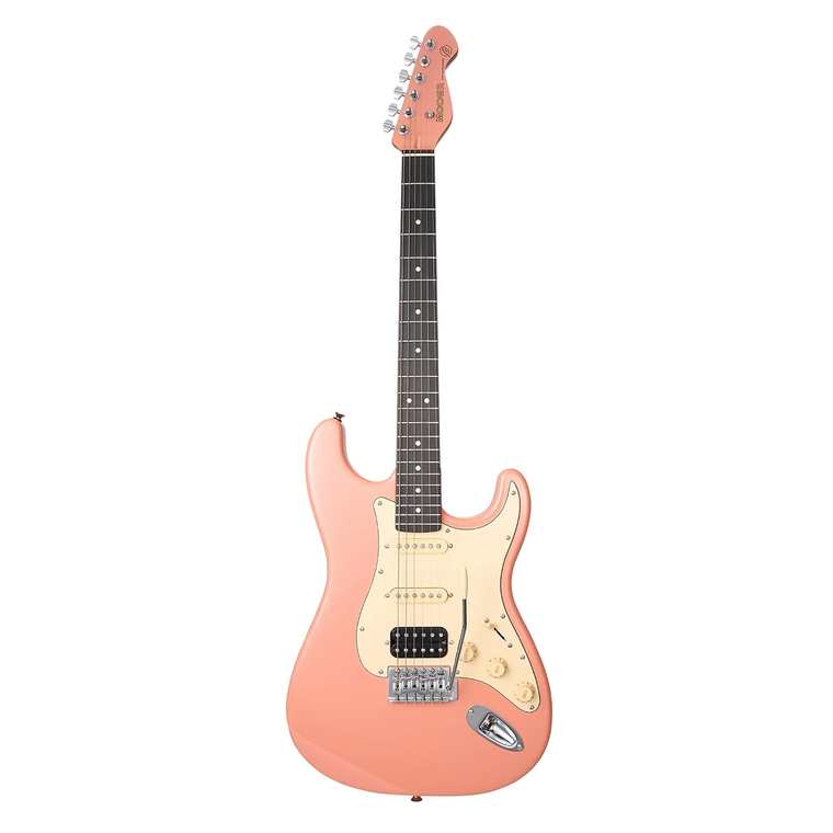 MOOER MSC10 ELITE ST-STYLE ELECTRIC GUITAR (FLAMINGO PINK)