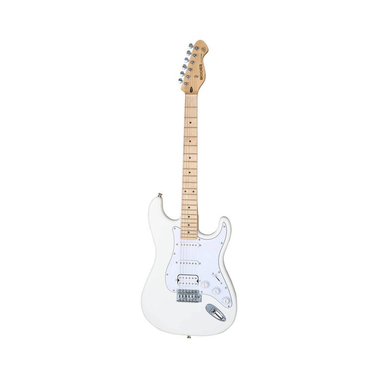 MOOER MSC11 ST-STYLE ELECTRIC GUITAR (POLAR WHITE)