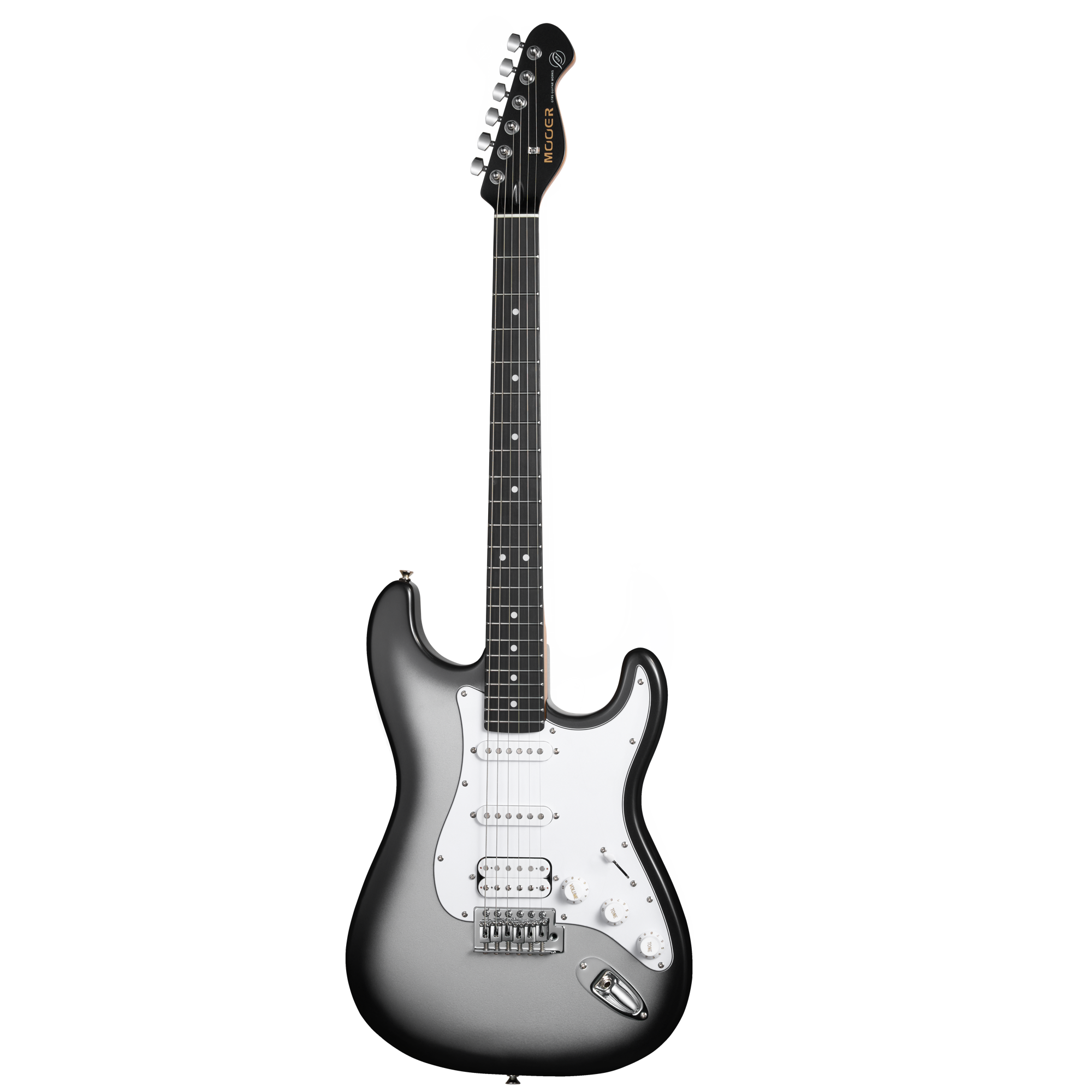 MOOER MSC12 ELECTRIC GUITAR (IRON SILVER)