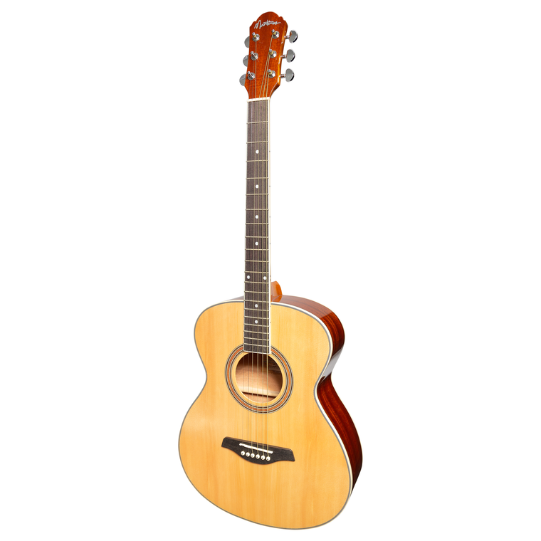 Martinez '41 Series' Left Handed Folk Size Acoustic-Electric Guitar (Spruce/Sapele)