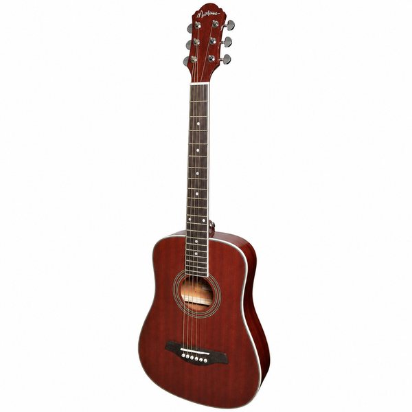 Martinez '41 Series' Mahogany Acoustic Babe Traveller Guitar (Gloss)