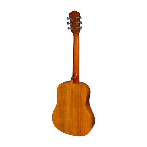 Martinez Acoustic-Electric Gloss Babe Traveller Guitar (Acacia)