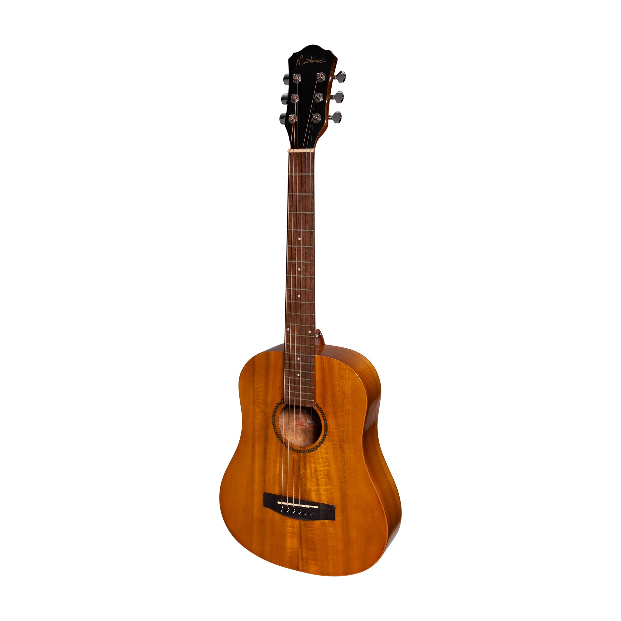 Martinez Acoustic-Electric Gloss Babe Traveller Guitar (Acacia)
