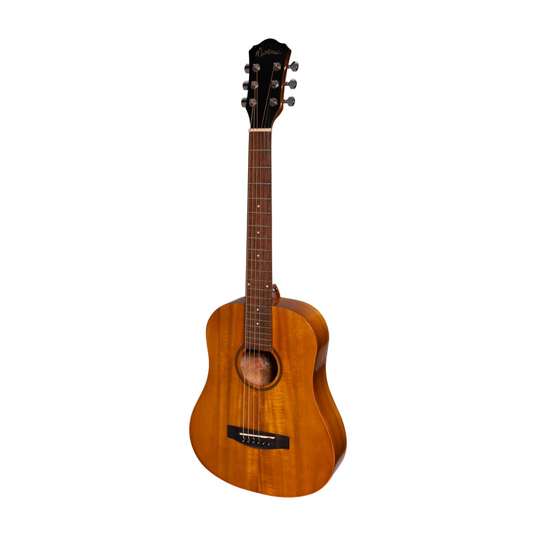 Martinez Acoustic-Electric Gloss Babe Traveller Guitar (Acacia)