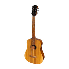 Martinez Acoustic-Electric Gloss Babe Traveller Guitar (Jati-Teakwood)