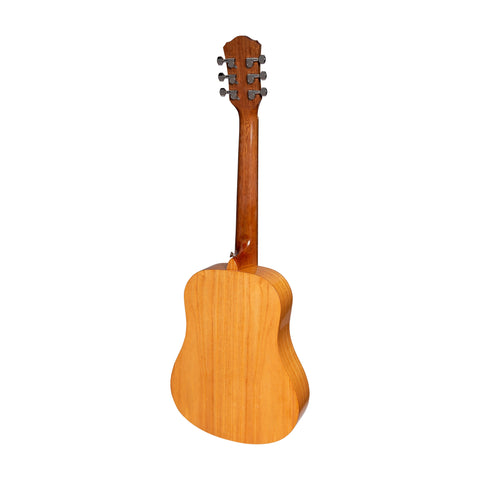Martinez Acoustic-Electric Gloss Babe Traveller Guitar (Mindi-Wood)