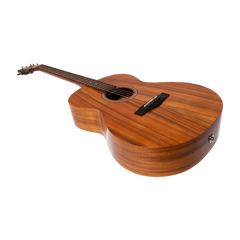 Martinez Acoustic-Electric Gloss Small Body Guitar Left Handed (Koa)