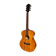 Martinez Acoustic-Electric Gloss Small Body Guitar Left Handed (Koa)