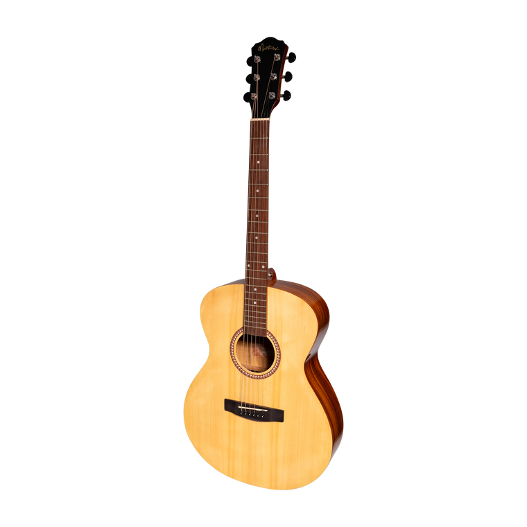 Martinez Acoustic-Electric Gloss Small Body Guitar (Spruce/Koa)