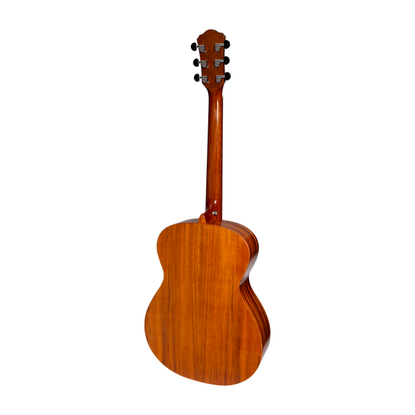 Martinez Acoustic-Electric Gloss Small Body Left Handed Guitar (Spruce/Koa)