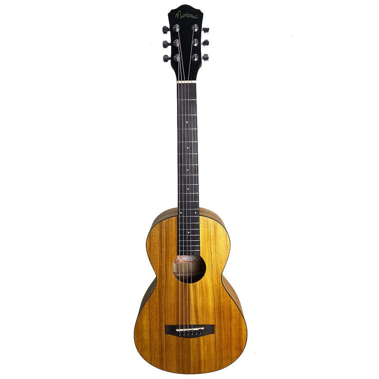 Martinez Acoustic-Electric Parlour Body Guitar (Koa)
