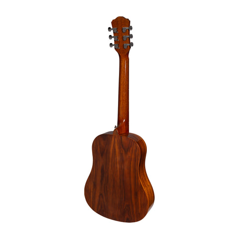 Martinez Acoustic Gloss Babe Traveller Guitar (Rosewood)