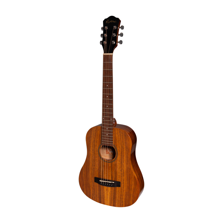 Martinez Acoustic Gloss Babe Traveller Guitar (Rosewood)