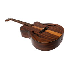 Martinez Jazz Hybrid Acoustic-Electric Gloss Small Body Cutaway Guitar (Rosewood)