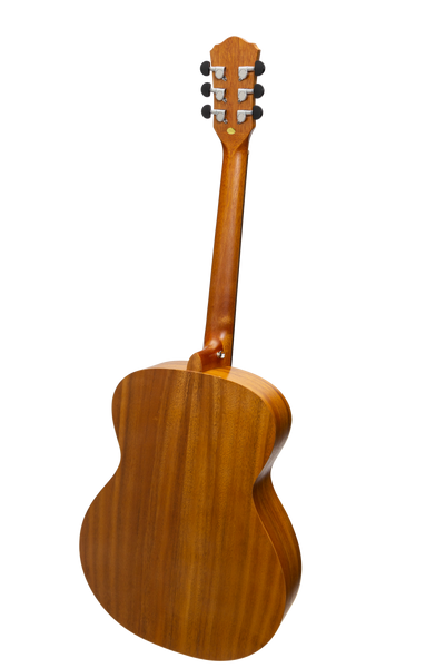 Martinez Left Handed Acoustic Small Body Guitar (Spruce/Koa)
