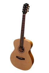 Martinez Left Handed Acoustic Small Body Guitar (Spruce/Koa)