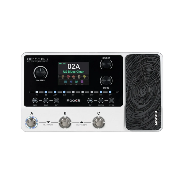 Mooer GE-150 Plus Guitar Multi-Effects Processor (White)