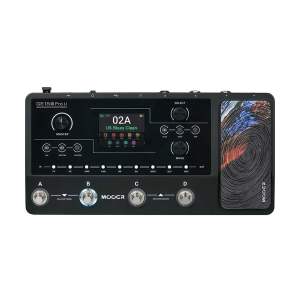 Mooer GE-150 Plus Li (Rechargable Battery) Guitar Multi-Effects Processor (Black)