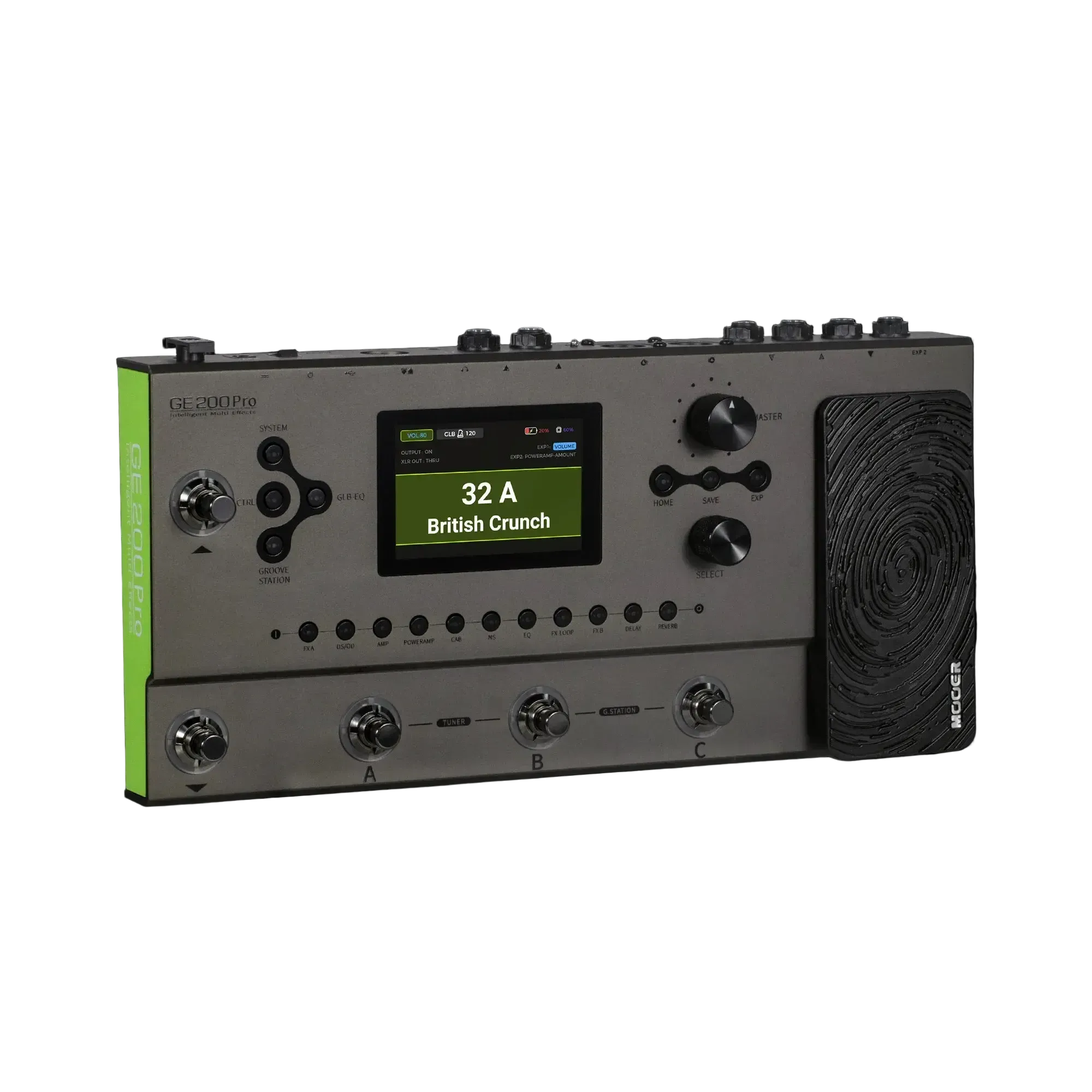 Mooer GE-200 Pro Guitar Multi-Effects Processor (Grey)