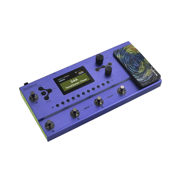 Mooer GE-200 Pro Li (Rechargeable) Guitar Multi-Effects Processor (Purple)