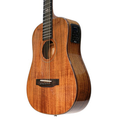 Ranch 'Series 48' Left Handed Babe Traveller Acoustic-Electric Guitar (Natural Gloss)