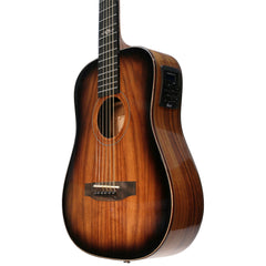 Ranch 'Series 49' Left Handed Babe Traveller Acoustic-Electric Guitar (Blackburst Gloss)