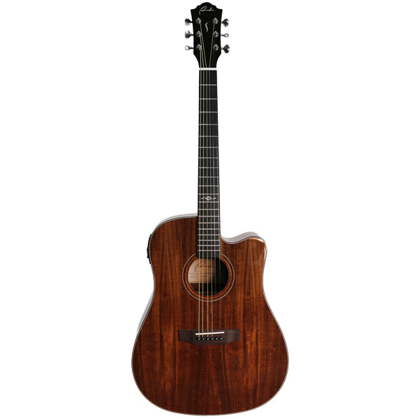 Ranch 'Series 48' Dreadnought Cutaway Acoustic-Electric Guitar (Natural Gloss)