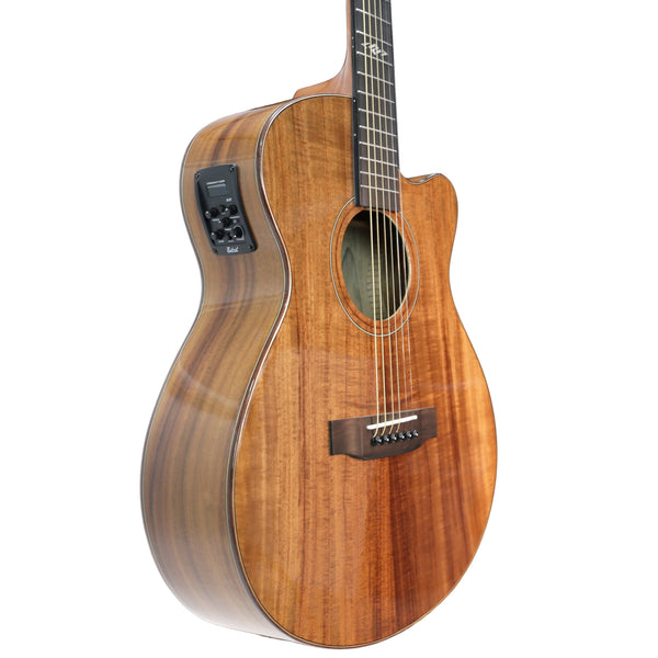 Ranch 'Series 48' Folk Cutaway Acoustic-Electric Guitar (Natural Gloss)