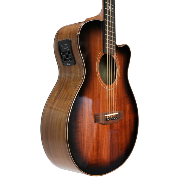 Ranch 'Series 49' Folk Cutaway Acoustic-Electric Guitar (Blackburst Gloss)