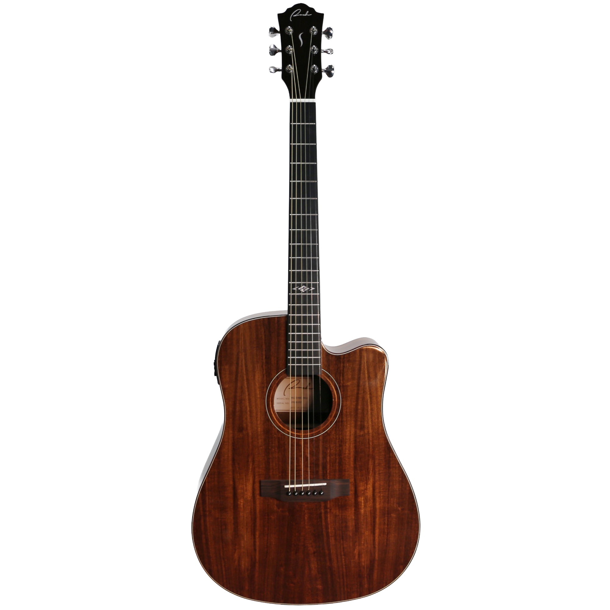 Ranch 'Series 48' Dreadnought Cutaway Acoustic-Electric Guitar (Natural Gloss)