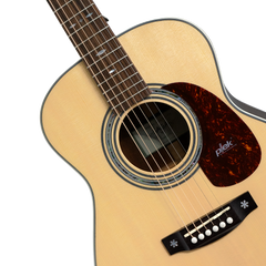Saga A1 Mini All Solid Acoustic Guitar (Natural)