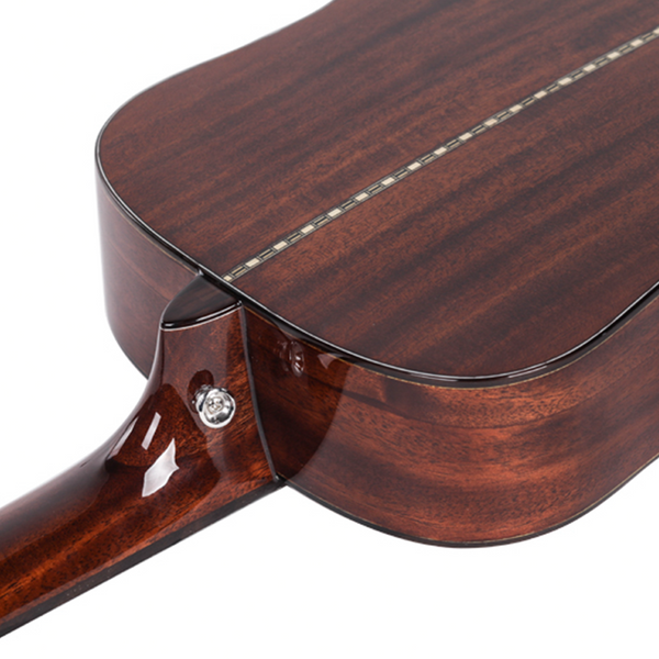 Saga BB1 All Solid Small Body Travel Acoustic Guitar (Natural)