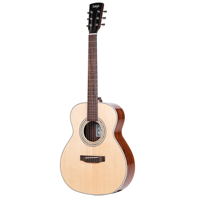 Saga BG850 Solid Top Acoustic Guitar (Natural)